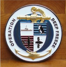 Operation Deep Freeze Antarctica Challenge Coin 