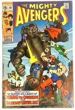 Avengers #69 1969 7.5 VF- 1st Print 🔑1st Cameo Squadron Supreme 1st Grandmaster picture