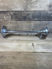 Vintage Grover Products Chrome Air Horn 17” Pat 2281539 Truck Boat Rat Rod picture