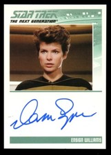 Dana Sparks as Ensign Williams signed 2013 Rittenhouse Star Trek Next Gen. Card~ picture