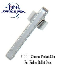 Fisher Space Pens / #CCL Bullet Series Chrome Pocket Clip picture