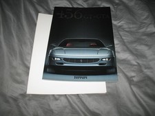 Ferrari 456GT + GTA brochure with embossed white cover 1149/97 excellent picture
