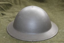 Original & Complete 1950s Era Dutch Army (British Style) MKII VB56 Combat Helmet picture