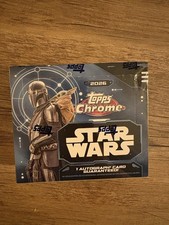 Topps Chrome Star Wars 2026 Hobby Box Sealed Box 1 Autograph Guaranteed picture