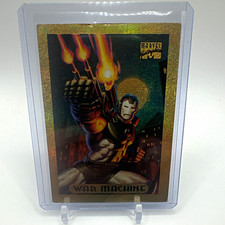 1994 Marvel Masterpieces War Machine Bronze Holofoil. Dented corners and top. picture
