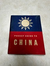 1943 WW2 US Military Pocket Guide to China picture