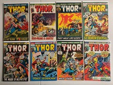 Mighty Thor lot #201-224 Marvel 1st Series (average 5.0) 24 diff (1972-'74) picture