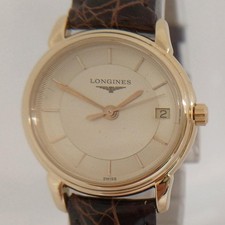 Longines L4.177.2 Quartz Women’s Watch Stainless Steel Case Leather Band picture