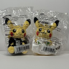 AUTHENTIC Pokemon Center Wedding Dress & Tuxedo Pikachu Bride/Groom Set SEALED picture