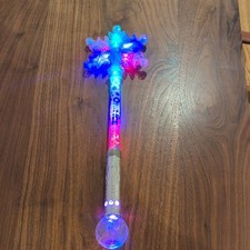 Disney Frozen On Ice Elsa LED Light-Up Snowflake Wand picture