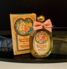 Vtg Avon California Perfume Anniversary Keepsake Charisma Cologne bottle in box picture