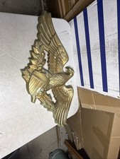 Vintage Large 32 in Gold-co American EAGLE  Hanger In Need Of Some Restoration picture