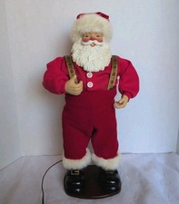 1998 Dancing Santa Jingle Bell Rock Christmas Animated Fantasy Ltd Fun Vtg WORKS picture