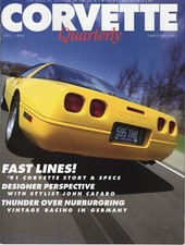 1990 Corvette Quarterly Magazine Fall Issue Volume 3 Number 3 Mint Condition picture