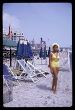 SL37 Slide 1969  Pretty  Woman Beach Swimsuit 823a picture