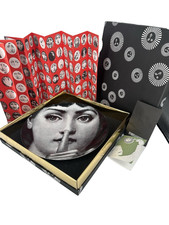 NIB FORNASETTI Tema e Variazioni n.334  Black / White Plate picture