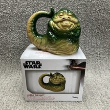 Star Wars Jabba The Hutt Sculpted 3D Ceramic Coffee Mug 20 Oz with Box picture