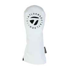 Taylormade Circle Logo Headcover For Fairway Woods, White, Unisex, 25Ss_ picture