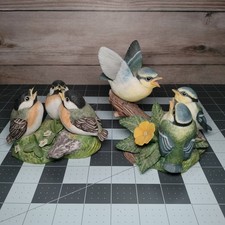Vintage 1985 Franklin Mint Peter Barrett Conversation Porcelain Bird Figurine picture