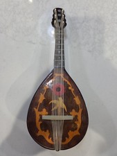 Vintage Italian Mandolin Music Box Piano Di Sorrento Made In Italy Italian  picture