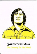 Javier Bardem No Country for Old Men Playing Card Art Card picture