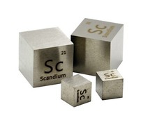 Scandium Metal 10mm Density Cube 99.99% for Element Collection USA SHIPPING picture