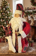 Christmas Santa, handmade, 19 in., collectible, Dumplinragamuffin picture