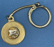 Vintage Miller High Life Beer anniversary award key chain 12K Gold filled + 10 K picture