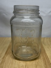 Monster Energy Embossed Mason Jar Quart Size Glass picture