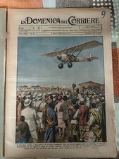 La Domenica del Corriere 9 1930 Lombardi Flight Rome Mogadishu Macedonia Albania picture