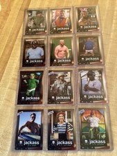 2022 ZEROCOOL JACKASS CARDS COMPLETE 12 SILVER SP IMAGE VARIATION SET /250 RARE picture