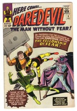 Daredevil 6 1965 Marvel Comics VG+ 4.5 1st App Mister Fear Ox Karen Page picture