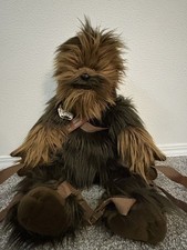 Disney Disneyland Star Wars CHEWBACCA Chewy Full Body 36” Plush Backpack Bag Nwt picture