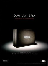 2008 • The Sopranos  print ad • 2000s Box set 86 episodes DA.44 picture