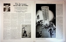 Collier's 1933 Original Print Article Why the Farmer Doesn't Like Our Dollar picture