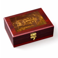 Shroud Turin Icon Box Holy Face Jesus Orthodox Catholic Christian Gift picture