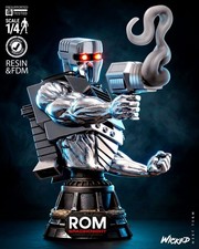 1:8 ROM Spaceknight Marvel Fan Art UNPAINTED Resin Portrait Bust picture