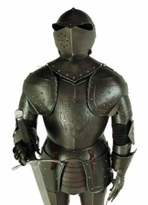 Medieval Knight Suit Of Armor Gothic Wearable Crusader Full Body Armour Combat picture