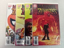 Marvel Zombies #1 & #2 Variants + #4 & #5 Lot Near Complete Marvel Comics 2005 picture