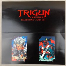 Movic Trigun Maximum Young King OURS 1999 Limited Anime Telephone Phone Card Set picture