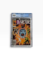 X-Factor #6 CGC 9.0 Marvel Comics Newsstand Edition White Pages 1986 Apocalypse picture