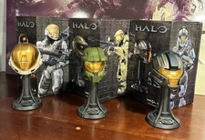 Halo Weta Helmet Set EVA, C.Q.B., Master Chief Mark VI Metal - SUPER RARE picture