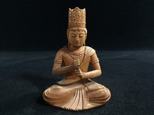 U0019 / Vintage Japanese Buddha Statue Dainichi Nyorai Buddhist Art Decor picture