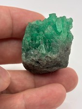 44g Rough Crystal Colombian Emerald Raw Matrix Collector Piece Natural Muzo picture