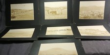 1890 Israel Nazareth Tent City Cattle Nain Nein Mt Tabor Jesus Antique Photo 6x8 picture
