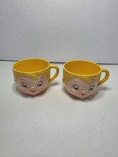 VINTAGE Campbell's Soup Kids Plastic Soup Mugs pair picture
