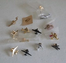 Lockheed Martin Military Airplane Pin Lot Tie Clip Vintage C130 U2 P3  P38 S3 picture