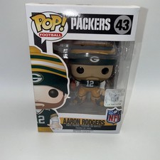 Funko Pop Aaron Rodgers 43 Green Bay packers green jersey beanie picture