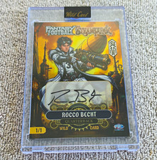 Wild Card 2026 Fantasy Football Steampunk Rocco Becht Auto  1/1 #FSPTp1z04-RBA picture