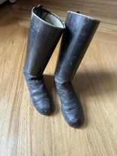 German Black High Boots Hobnails Officer Star Wars picture